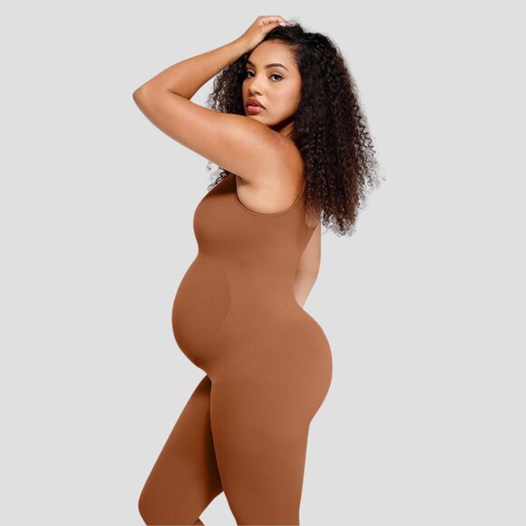 BodyFlexx Maternity Catsuit Jumpsuit | Back Support | Padded Breast Support - Picture 2 of 12